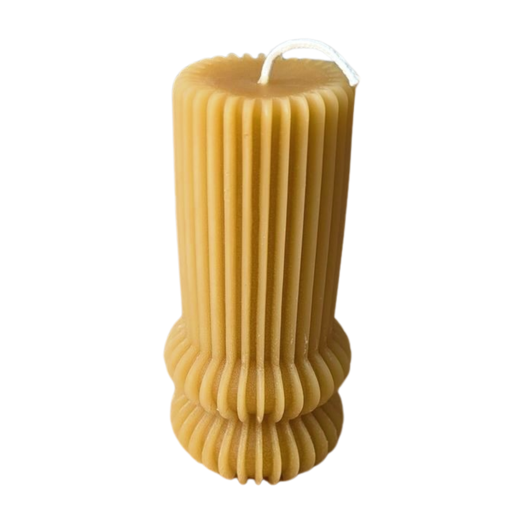 The Polite House | 100% Beeswax 4.5" Pillar Candle