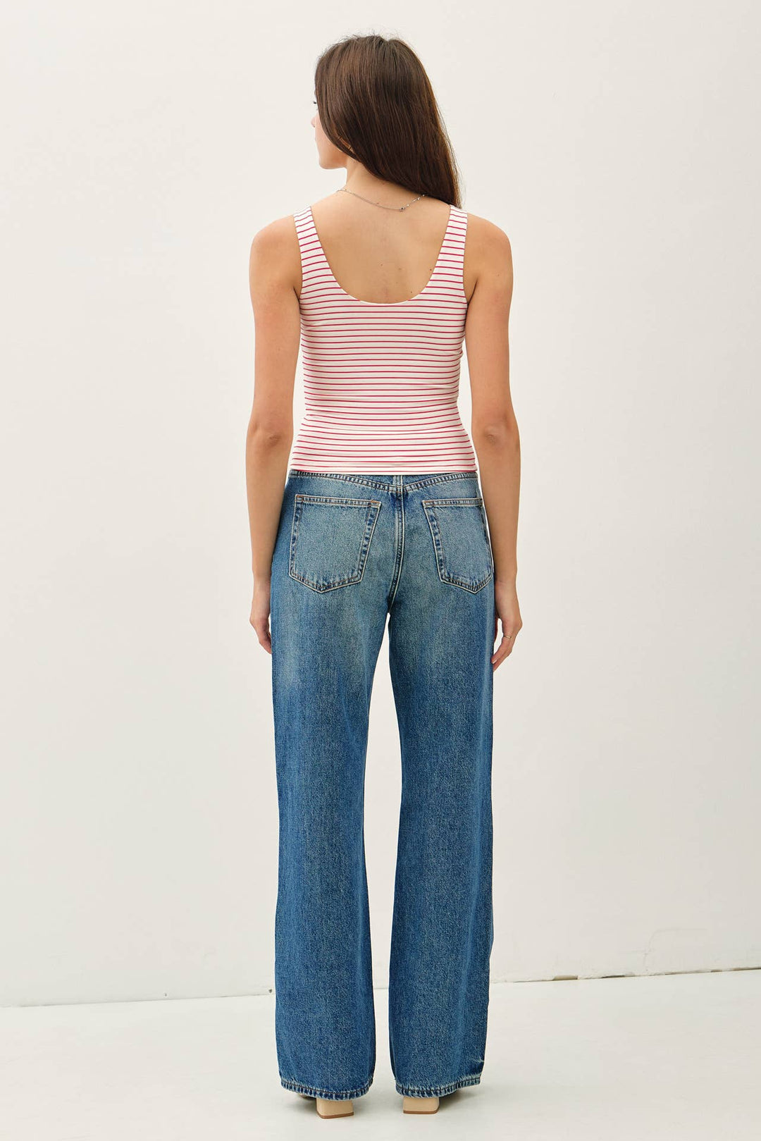 Be Cool | Ultra Soft Double Lined Striped Tank