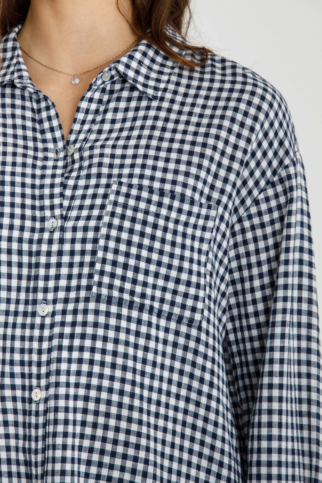 Be Cool | Gingham Long Sleeve Button Up Shirt