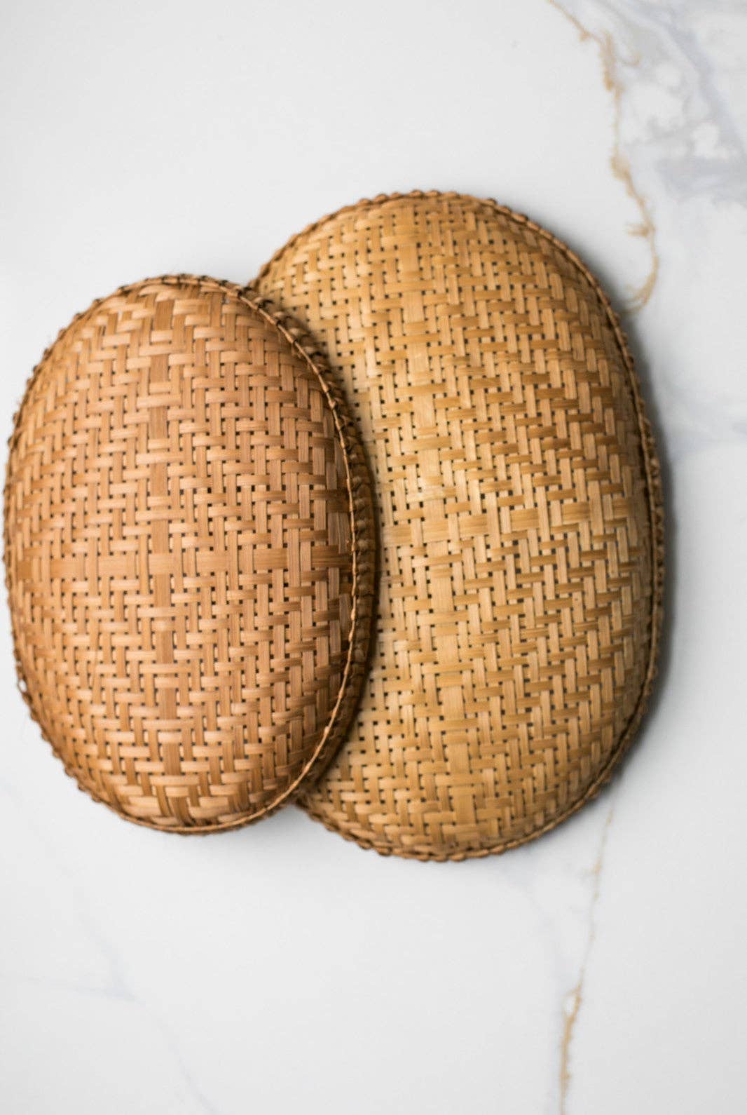 Fodery | Smoked Bamboo Woven Basket Tray