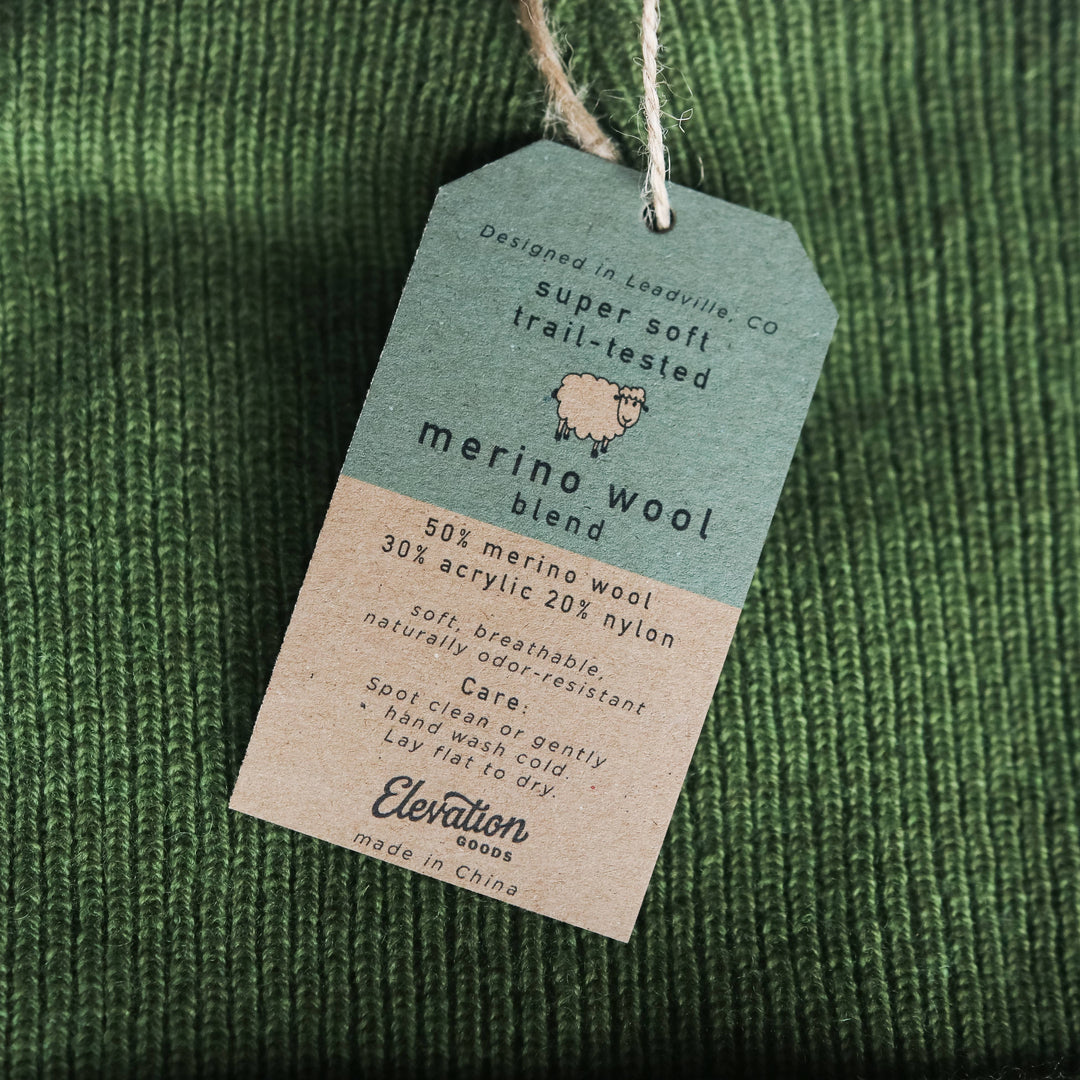 Elevation Goods | Merino Wool Mountain Beanie