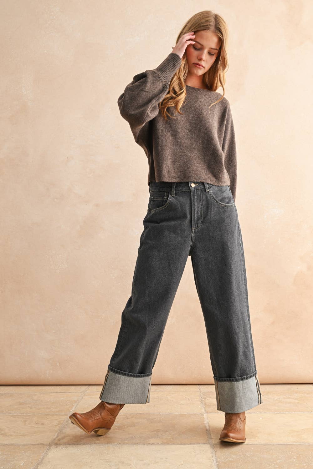 Miou Muse | Boat Neck Sweater