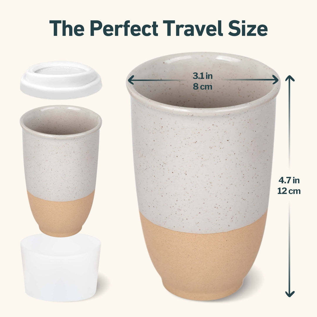 Nova Ceramics | Ceramic Travel Mug – Reusable & Stylish