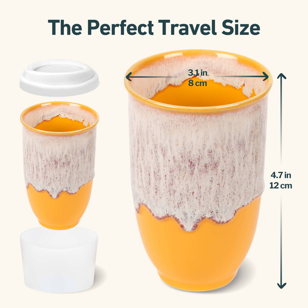Nova Ceramics |  12oz Ceramic Travel Mug – Reusable & Stylish