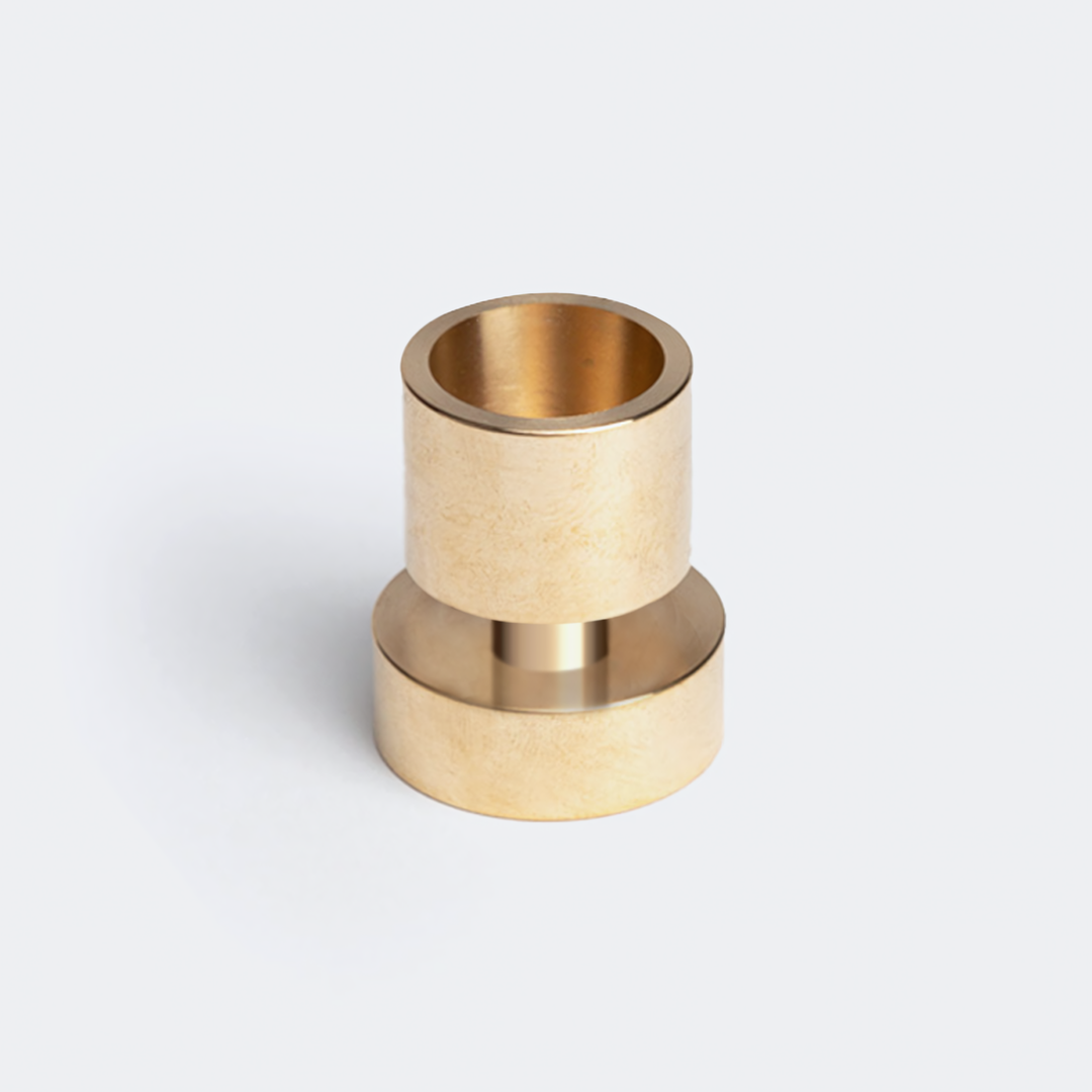54 Celsius |Solid Brass Candle Holder - 1.6" Tall & Fits Standard Tapers