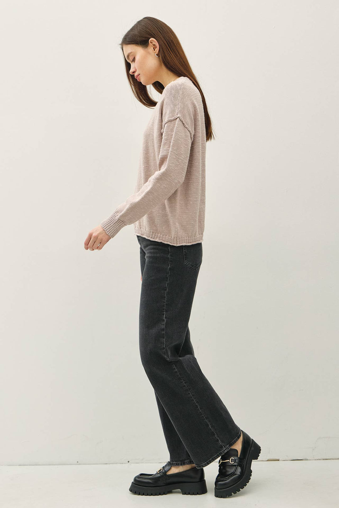 Be Cool | Drop Shoulder Pullover Sweater