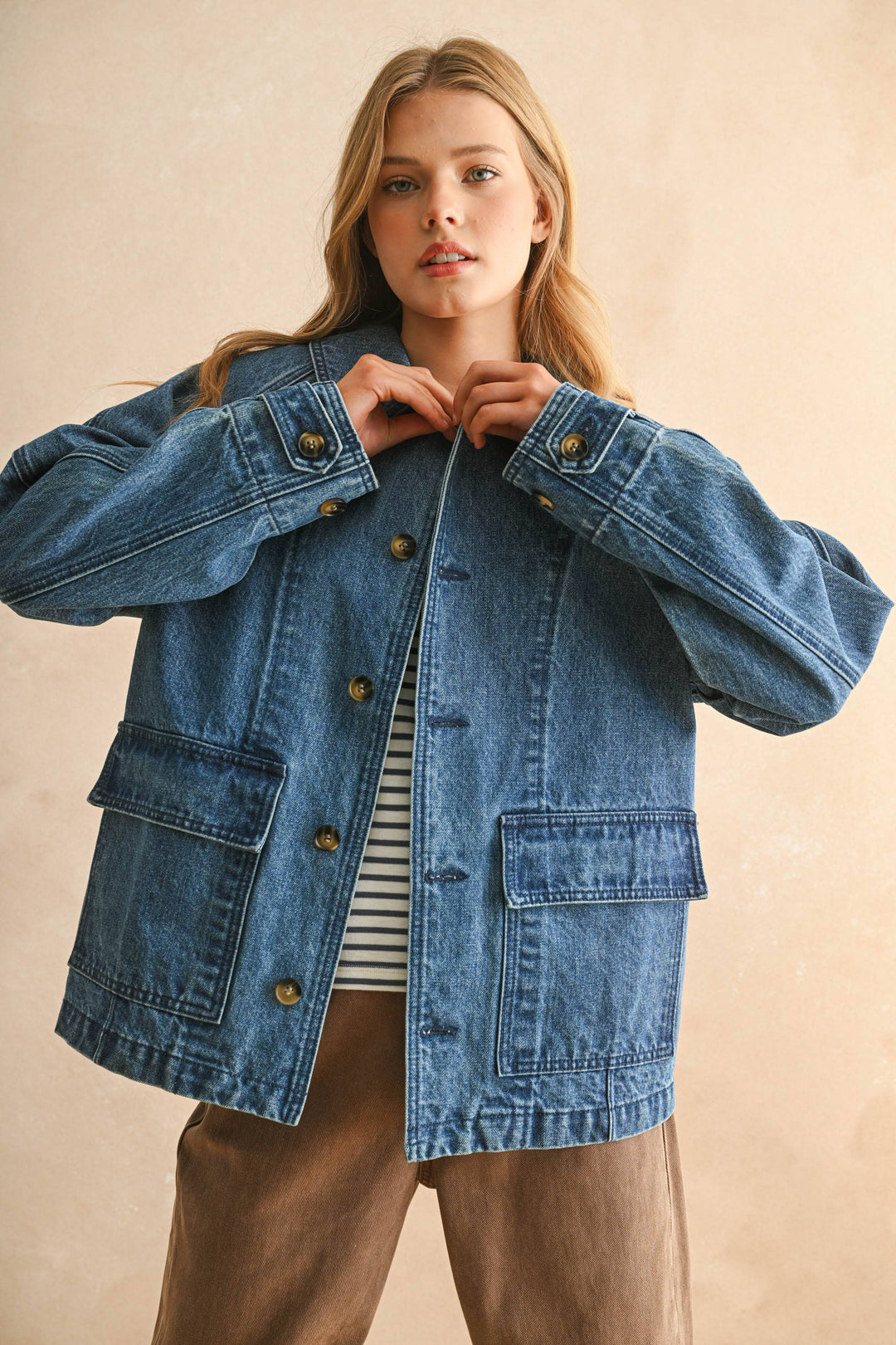 Miou Muse | Denim casual Jacket