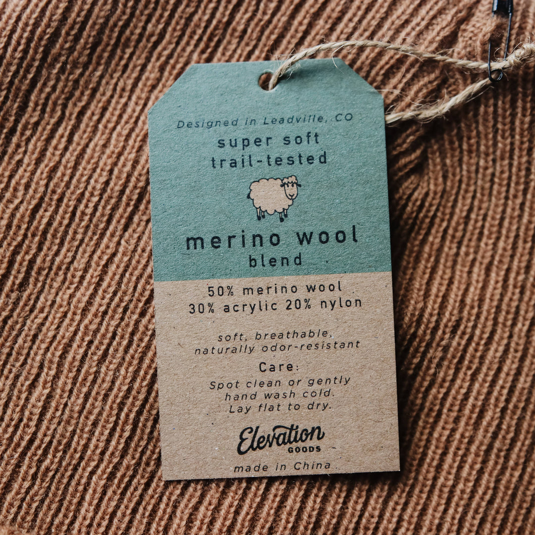 Elevation Goods | Merino Wool Mountain Beanie