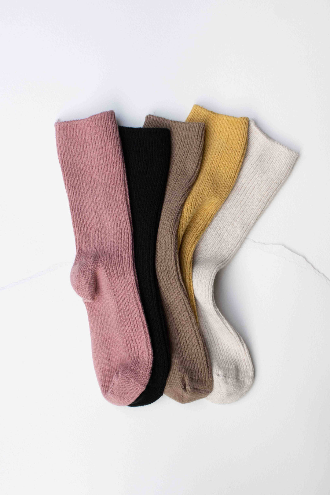 Tiepology | Cozy Ribbed Cotton Blend Socks
