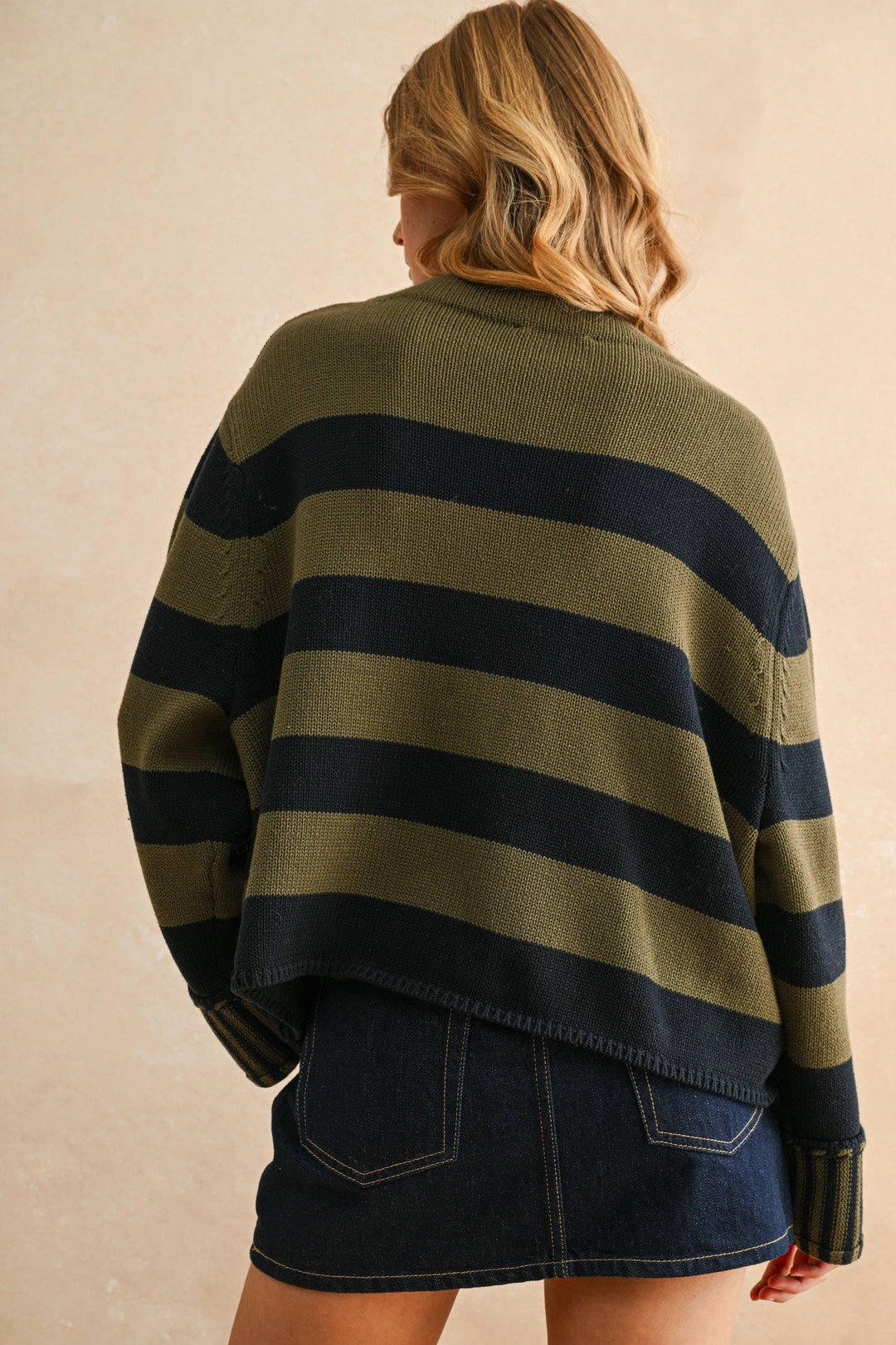 Miou Muse | Striped Sweater