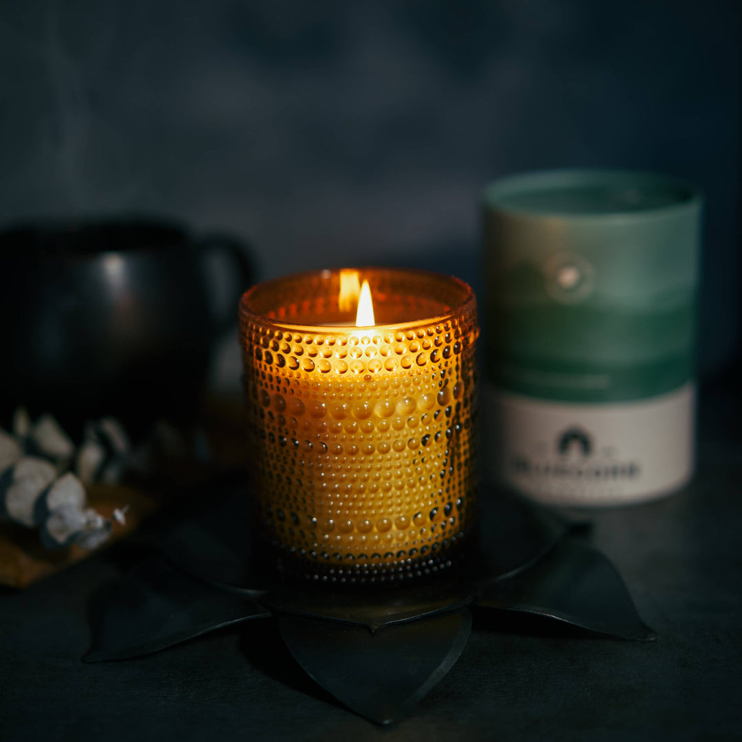 Woodsy Pine Scented Candle – Vegan Coconut Wax & Clean Fragrance