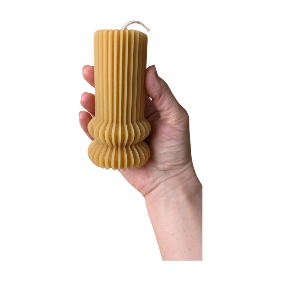 The Polite House | 100% Beeswax 4.5" Pillar Candle