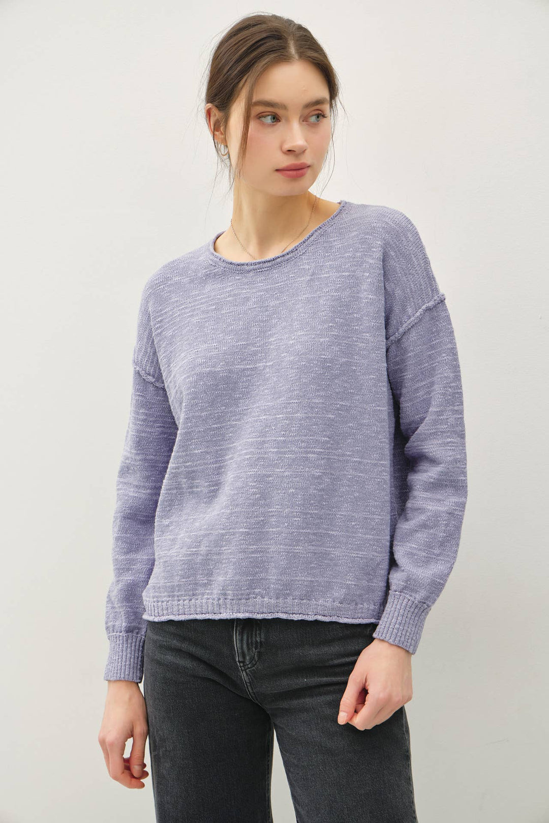 Be Cool | Drop Shoulder Pullover Sweater