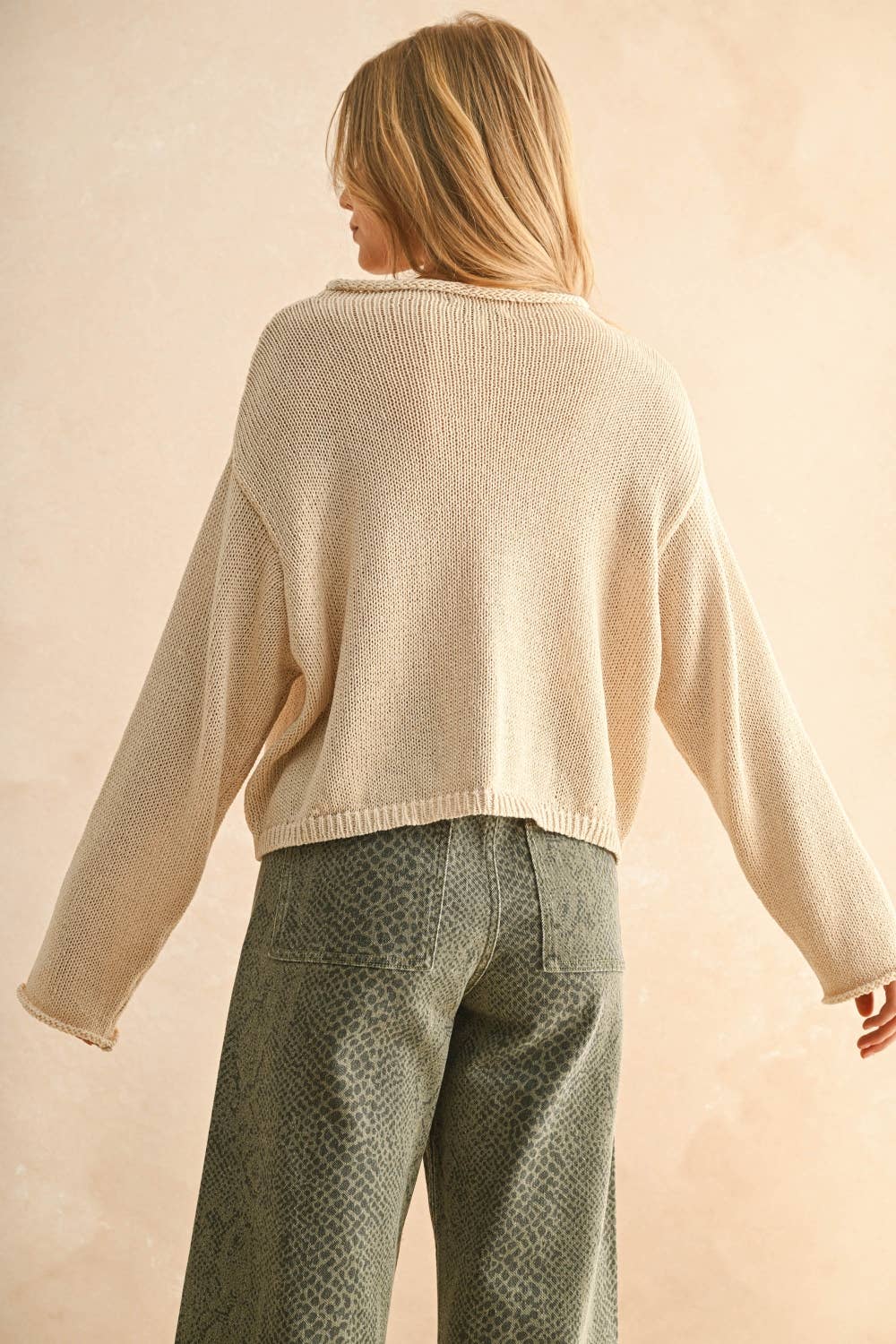 Miou Muse |Light Weight Button Front Cardigan