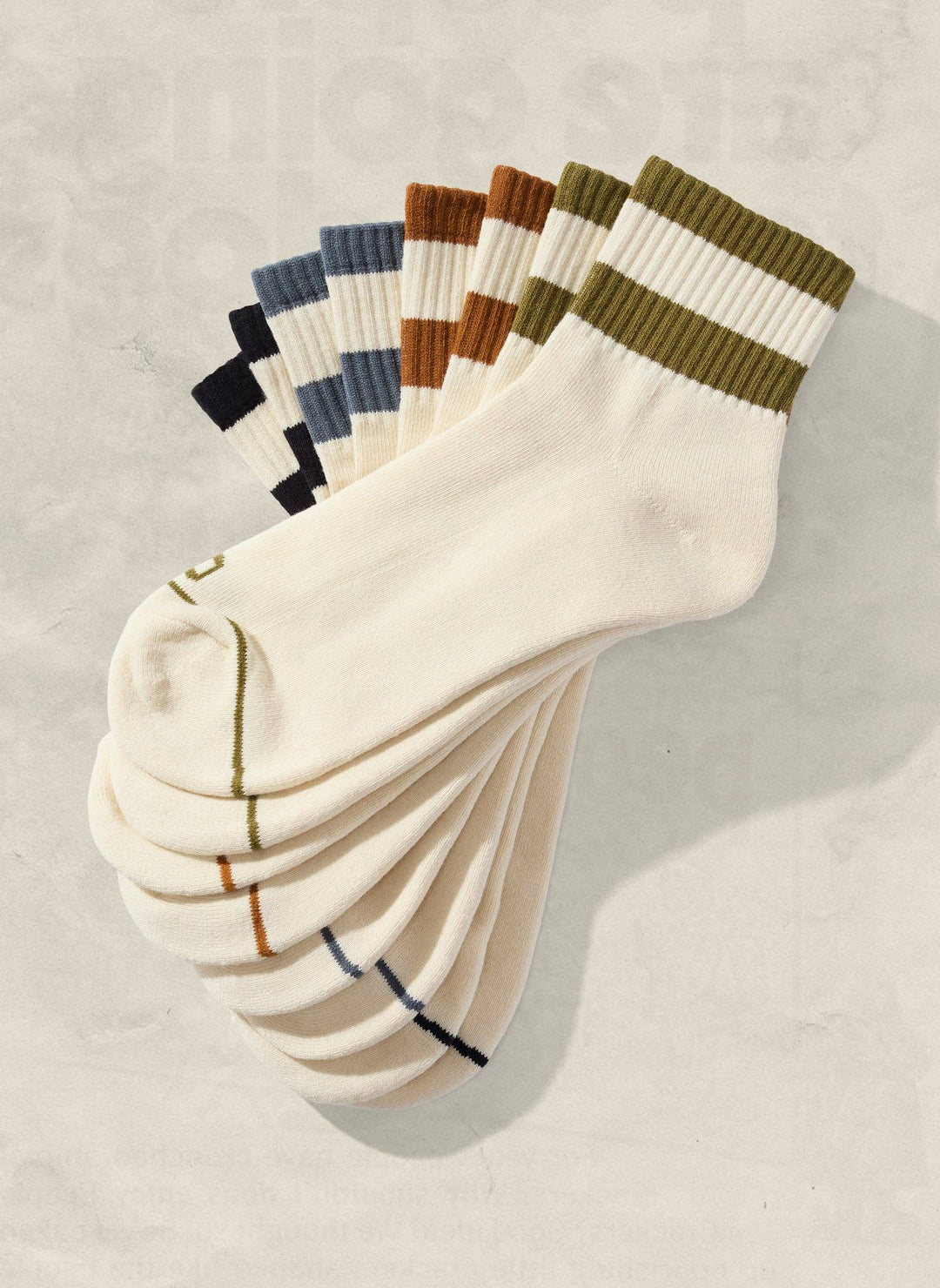 Weld Mfg | Striped Quarter Socks