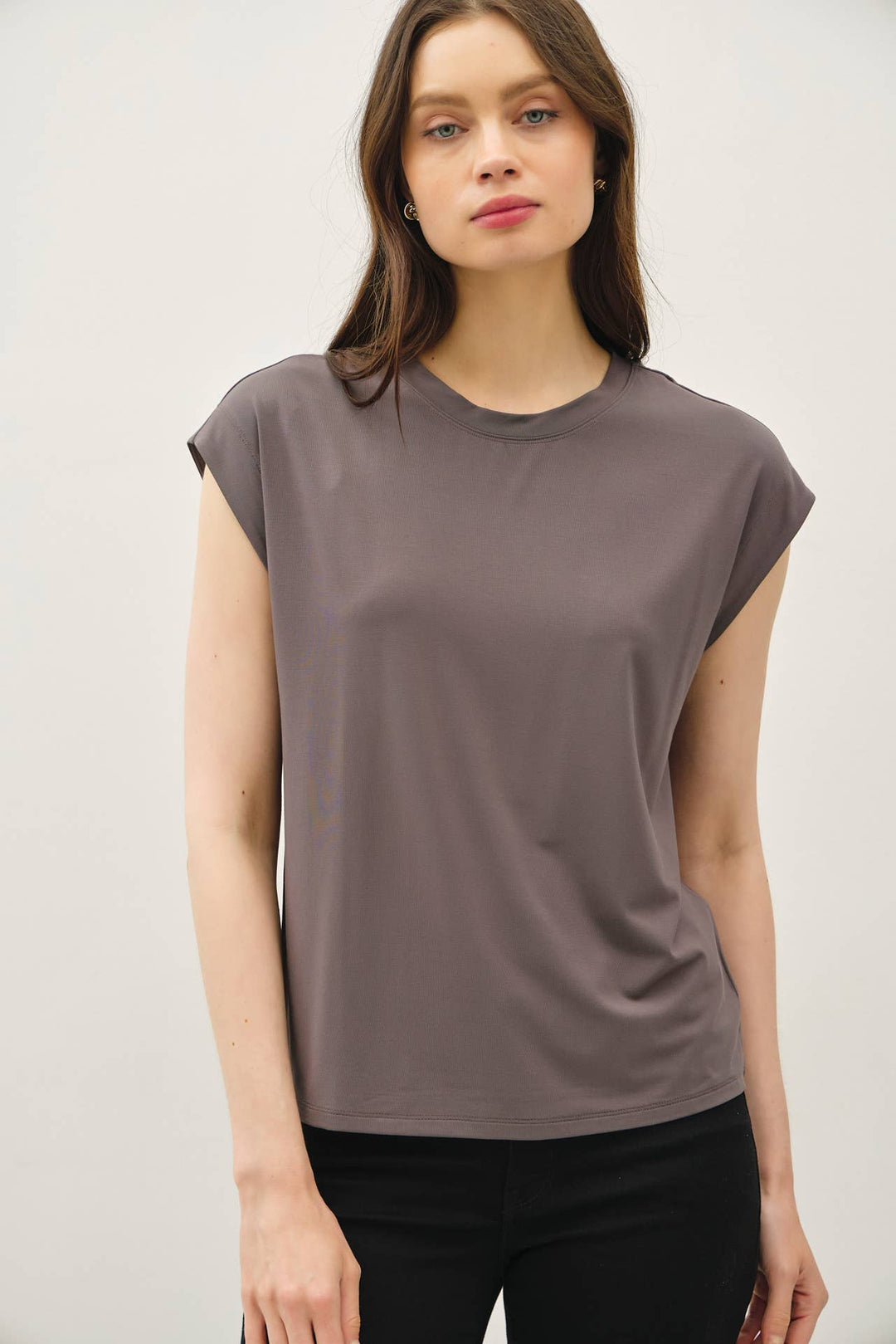Be Cool | Bamboo Model Cap Sleeve Top