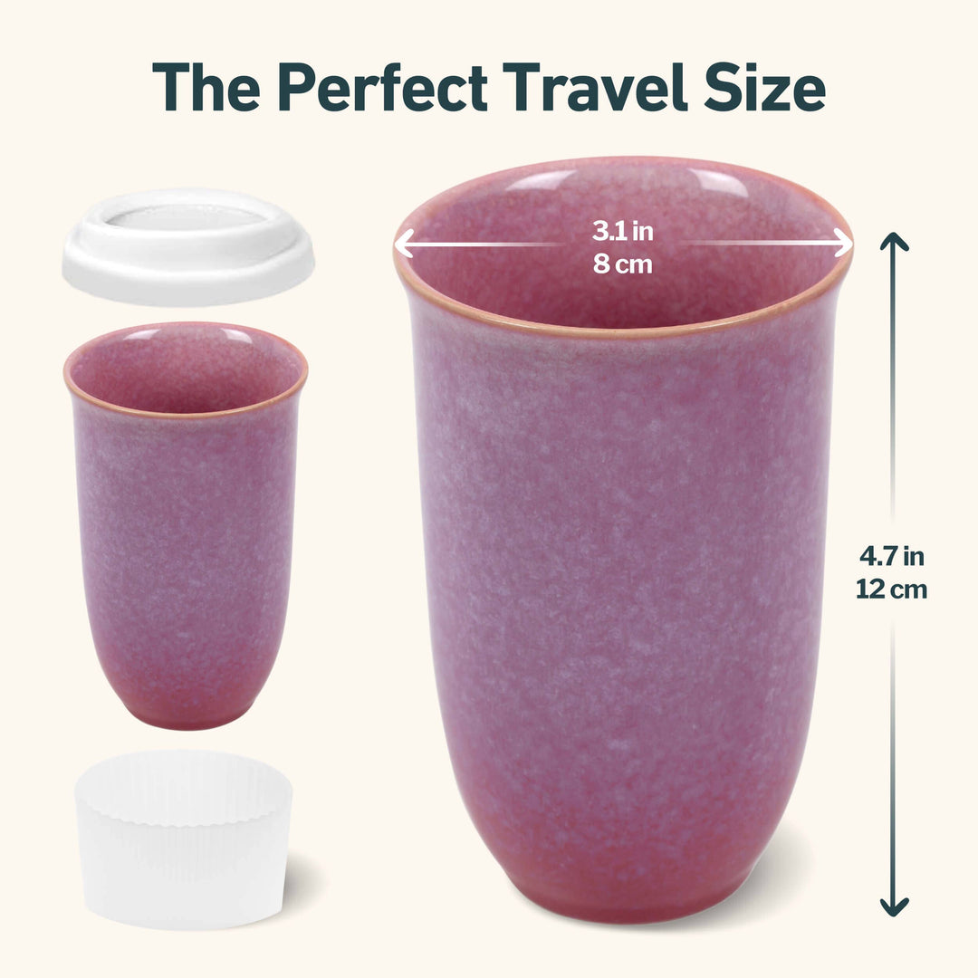 Nova Ceramics |  12oz Ceramic Travel Mug – Reusable & Stylish