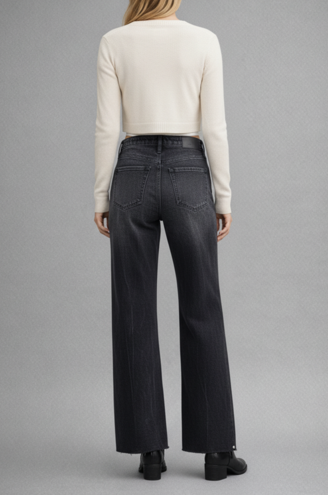 Artemis Vintage | High Rise A Line Jeans