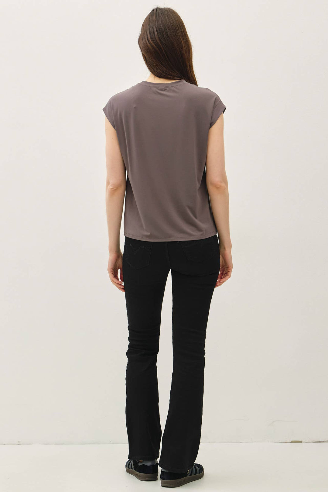 Be Cool | Bamboo Model Cap Sleeve Top