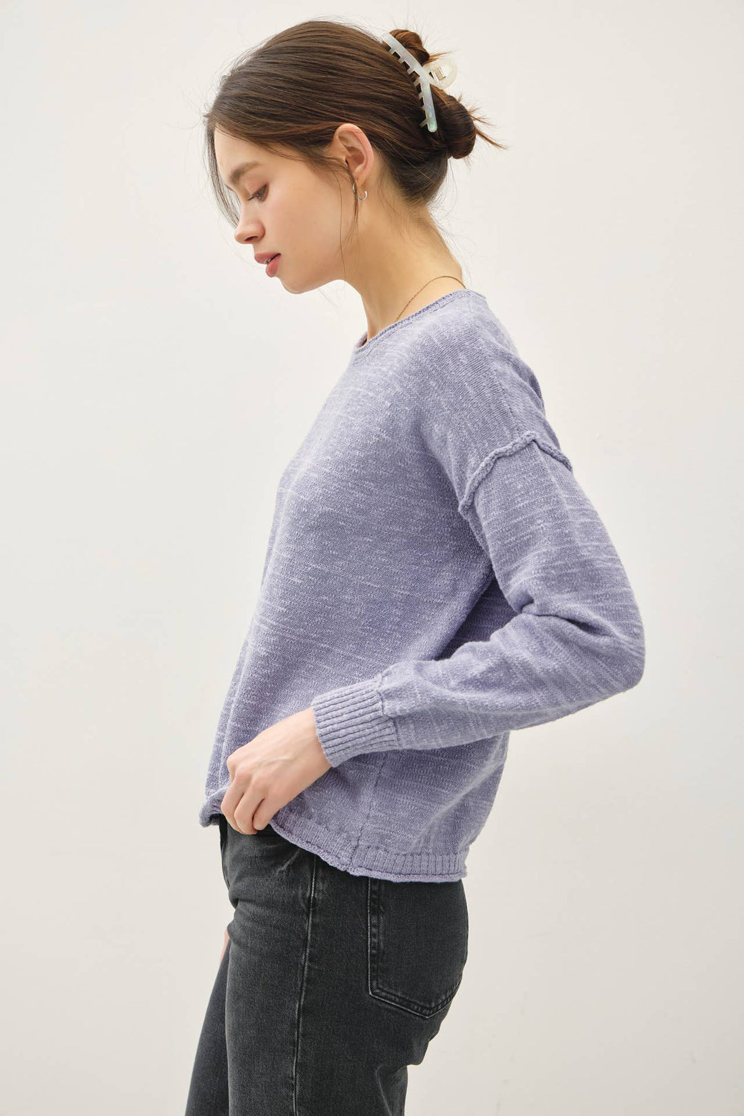 Be Cool | Drop Shoulder Pullover Sweater