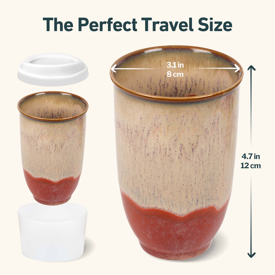 Nova Ceramics |  12oz Ceramic Travel Mug – Reusable & Stylish