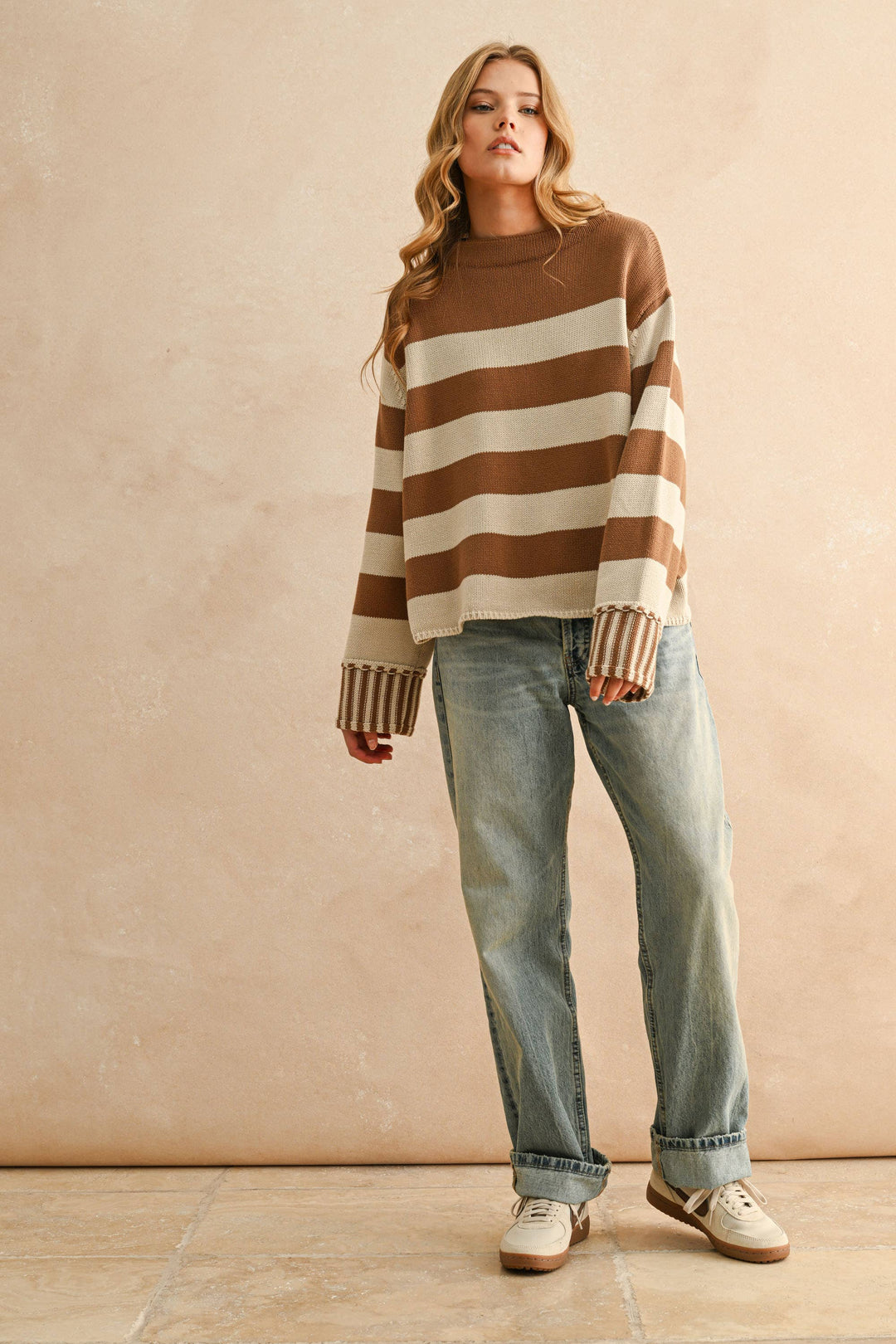 Miou Muse | Striped Sweater